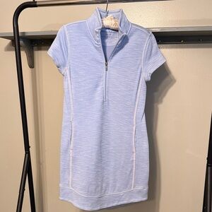 Tommy Bahama Light Blue Quarter-Zip Top